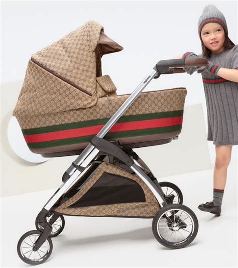 Gucci x Inglesina Children's Stroller Collaboration .